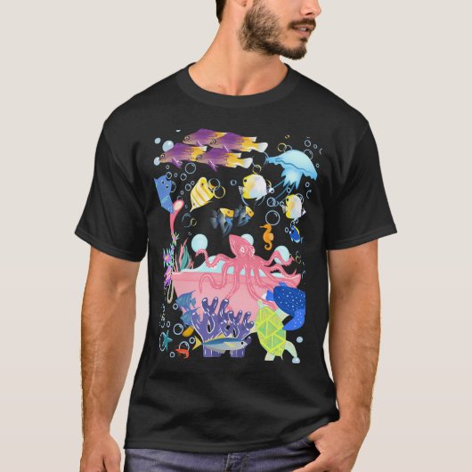 Zoutwaterbad Tijd T-shirt (Voorkant)