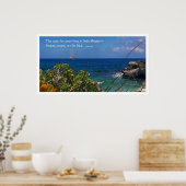 Zoutwatercrèche en Poster van schepen (Keuken)