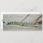 zoutwaterkrokodil feestdagenkaart (Voorkant / Achterkant)