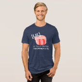 Zoutwatertafty Is Een Leugen Tri-Blend Shirt (Voorkant volledig)