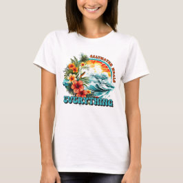 Zoutwaterverwarming alles t-shirt