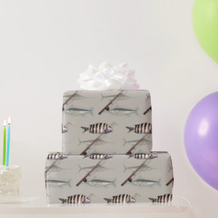 Zoutwatervis Offshore Vissen Herenstaaf Masculien Cadeaupapier