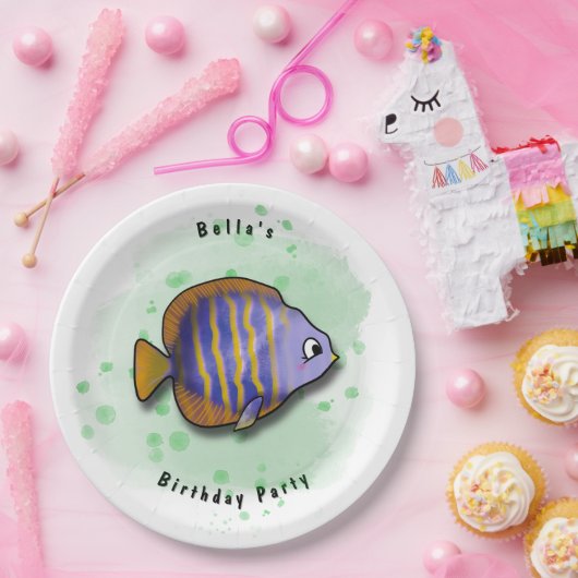 zoutwatervis Partij Papieren Bordje (Feest)