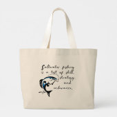 Zoutwatervissen. Grote Tote Bag (Achterkant)