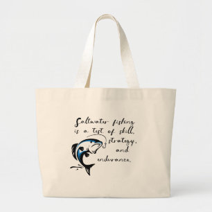 Zoutwatervissen. Grote Tote Bag