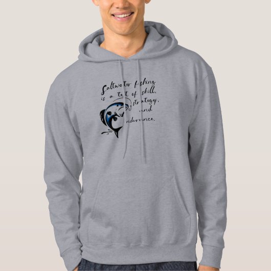 Zoutwatervissen. Hoodie (Voorkant)