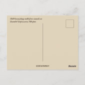 Zoutwinning met vier kamelen in Ethiopië Briefkaart (Achterkant)