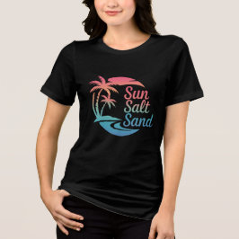 Zoutzand in de zomerzon Tri-Blend shirt