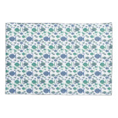 Zoveel blauwe vissen kussensloop (Achterkant-Links)