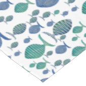 Zoveel blauwe vissen tafelkleed (Gekanteld)