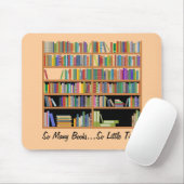 Zoveel boeken (aanpasbaar) muismat (Met muis)