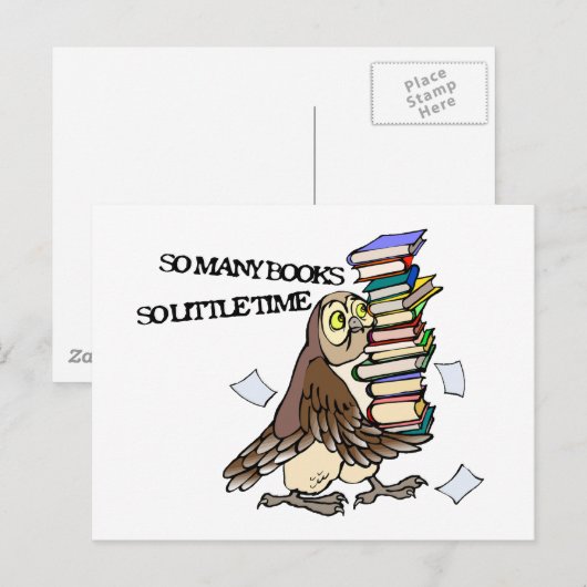 Zoveel boeken briefkaart (Voorkant / Achterkant)