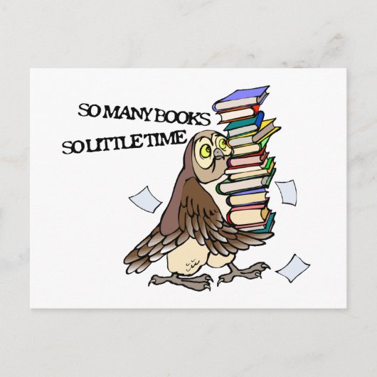 Zoveel boeken briefkaart (Voorkant)