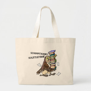 Zoveel boeken grote tote bag