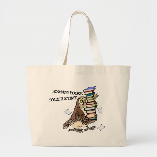 Zoveel boeken grote tote bag (Voorkant)