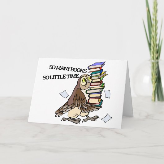 Zoveel boeken kaart (Voorkant)