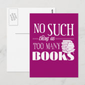 Zoveel boeken zijn er niet briefkaart (Voorkant / Achterkant)