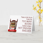 Zoveel boeken zijn er niet kaart (Gele Bloem)