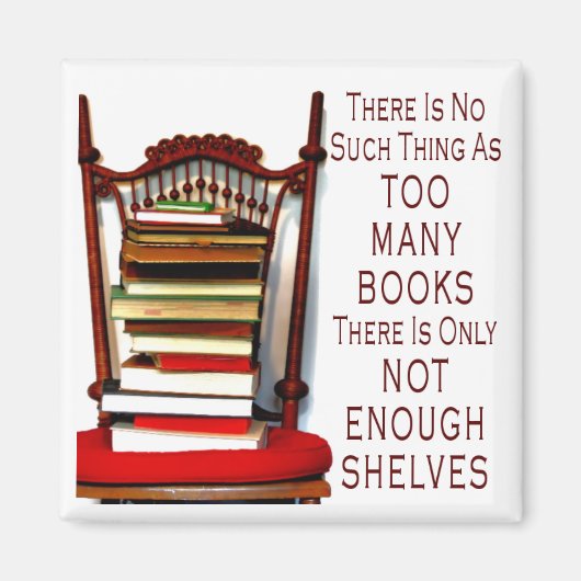 Zoveel boeken zijn er niet magneet (Voorkant)