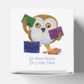 Zoveel boeken zo weinig tijd bedankdoosjes (Bovenkant)