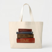 Zoveel boeken, zo weinig tijd grote tote bag (Voorkant)