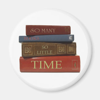Zoveel boeken zo weinig tijd magneet