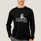 Zoveel boeken zo weinig tijd - mannelijk lezen Tri-Blend shirt (Voorkant volledig)