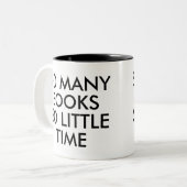 Zoveel boeken Zo weinig tijd | Mok boekoverloop (Voorkant links)