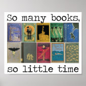 Zoveel boeken, zo weinig tijd om te citeren poster (Voorkant)