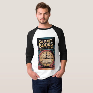 Zoveel boeken, zo weinig tijd - T-shirt voor boeke