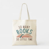 Zoveel boeken zo weinig tijd tote bag (Achterkant)