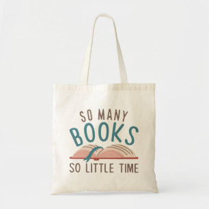 Zoveel boeken zo weinig tijd tote bag