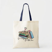 Zoveel boeken zo weinig tijd tote bag (Voorkant)