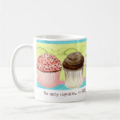 Zoveel cupcakes, zo weinig tijd!  Cupcake Art Koffiemok (Links)
