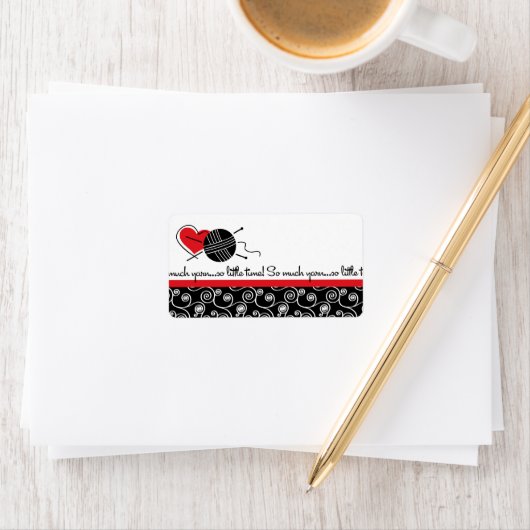 Zoveel garen etiket (Insitu)