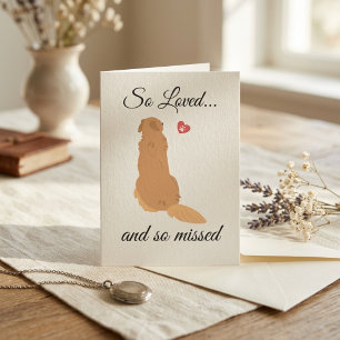 Zoveel Geliefde en Gemiste Hond Sympathiekaart