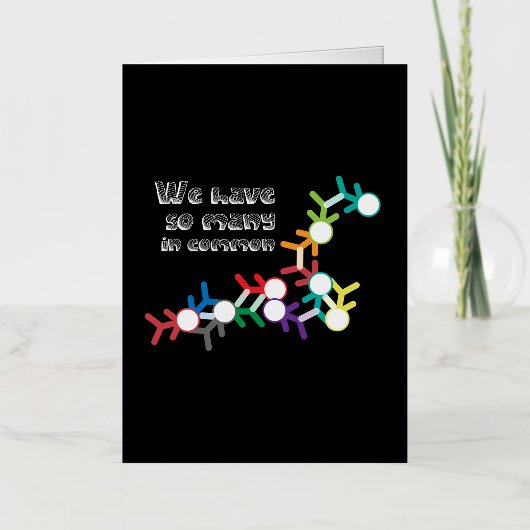 Zoveel in het algemeen soort donorgeschenk folie wenskaart (Voorkant)