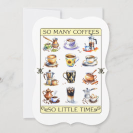 Zoveel koffie, zo weinig tijd