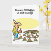 Zoveel kreeften kaart (Gele Bloem)