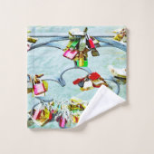 Zoveel liefde! Liefde sloten voor eeuwige liefde Bad Handdoek (Wasdoekje)