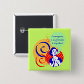 Zoveel Mannen Button (Voorkant /achterkant)