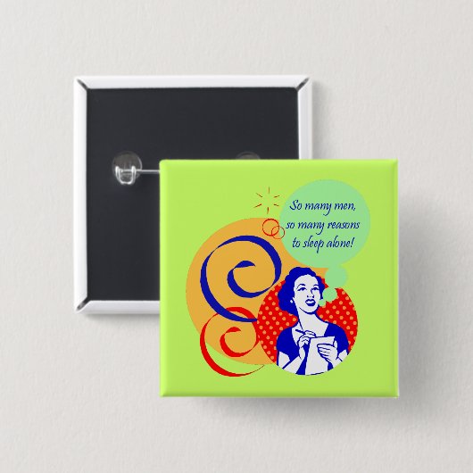 Zoveel Mannen Button (Voorkant /achterkant)