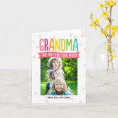 Zoveel Moederdag-fotokaart voor oma Kaart (Gele Bloem)