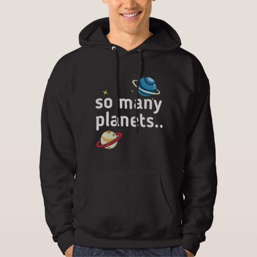 Zoveel planeten hoodie (Voorkant)