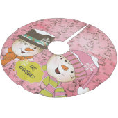 Zoveel Snowmen Feestdagen boomrokken Kerstboom Rok (Gekanteld)