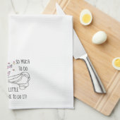 "Zoveel te doen en weinig verlangen om het te doen Theedoek (Quarter Fold)