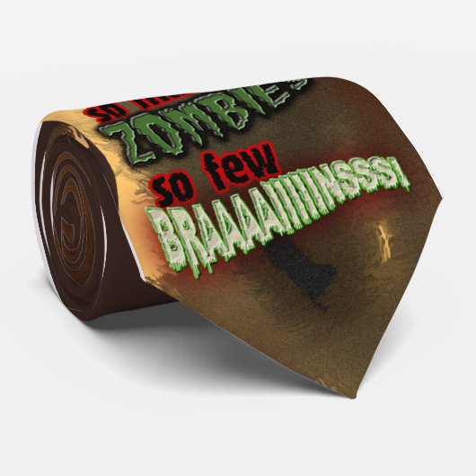 Zoveel Zombies... Stropdas (Opgerold)