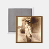 zowat 1920 bashful Harry Magneet (Voorkant / Achterkant)