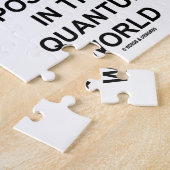 Zowel golven als deeltjes zijn mogelijk in het kwa legpuzzel (Zijkant)