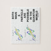 Zowel golven als deeltjes zijn mogelijk in het kwa legpuzzel (Verticaal)